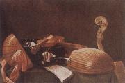 Evaristo Baschenis, Self-Life with Musical instruments